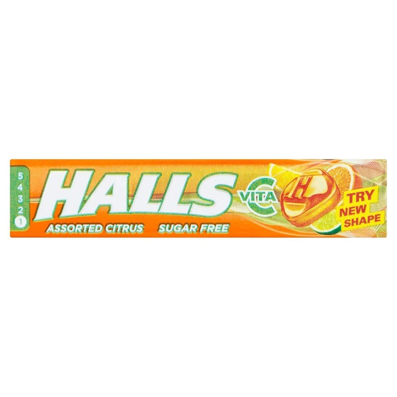 Halls Clearing Menthol Action Citrus Mix with Vitamin C -