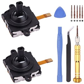 IKPEK 2Pcs Joystick Replacement for Oculus Quest 2 Controller, Joystick Analog Thumb Stick Repair Kit for Oculus Quest 2 Accessories