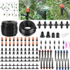 200FT+40FT Drip Irrigation System, Garden Watering System with 8/11mm Main