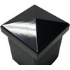 Decorex Hardware 4" x 4" Aluminum Pyramid Post Cap for