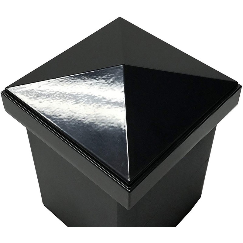 Decorex Hardware 4" x 4" Aluminum Pyramid Post Cap for