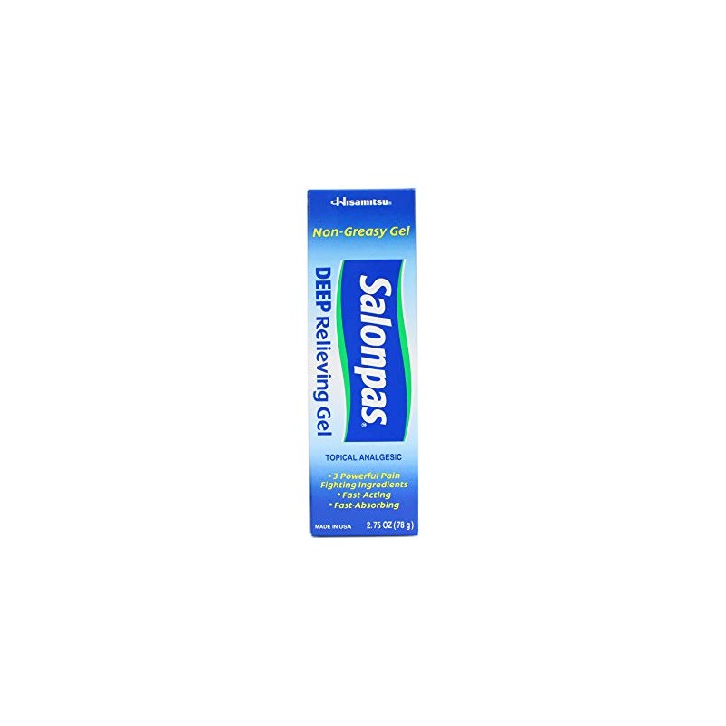 Salonpas Deep Relieving Gel - 2.75 oz, Pack of 2