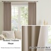 Pinch Pleated Patio Sliding Door Curtains 84 Inch Length, Blackout