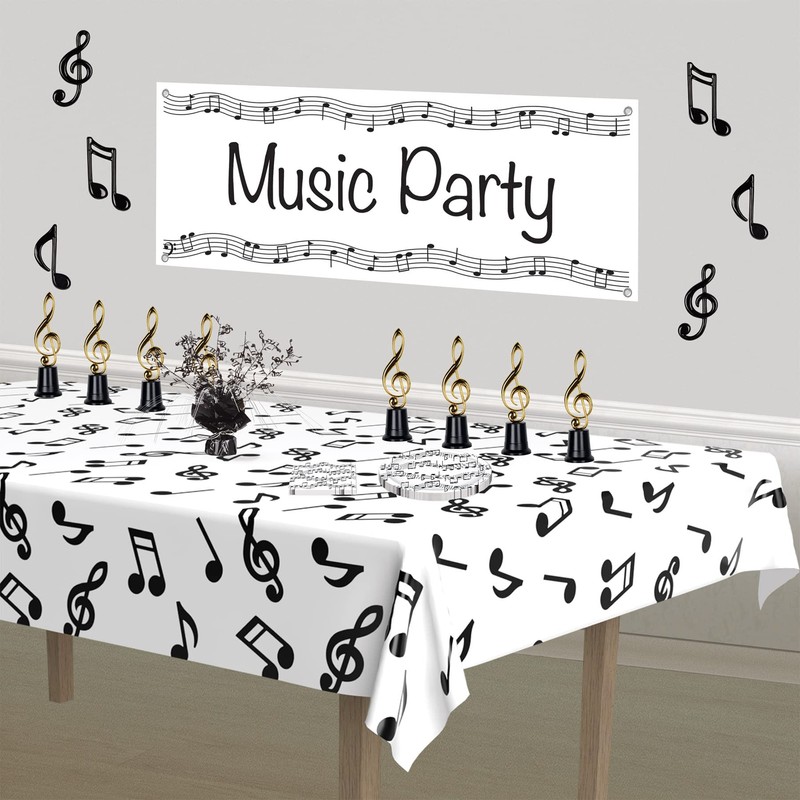 Molded Plastic Musical Notes