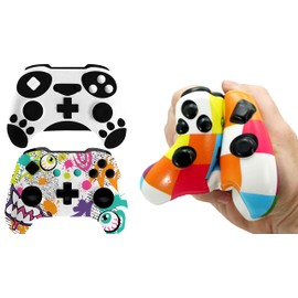JA-RU Video Game Controller Squishy Fidget Toy (2 Controllers) Soft Slow Rising Foam Jumbo Squishies Play Controller Stress Toys for Kids. Sensory Tactile Game. Squeeze Toy Party Favor. 3360-2s
