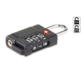 PEARL Suitcase Lock: Travel Suitcase & Luggage Lock, 3-Digit Combination Code, TSA Certified (TSA Lock, Travel Lock, Padlock)