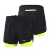 Lixada Men's Running Shorts 2 in 1 Quick Dry Breathable