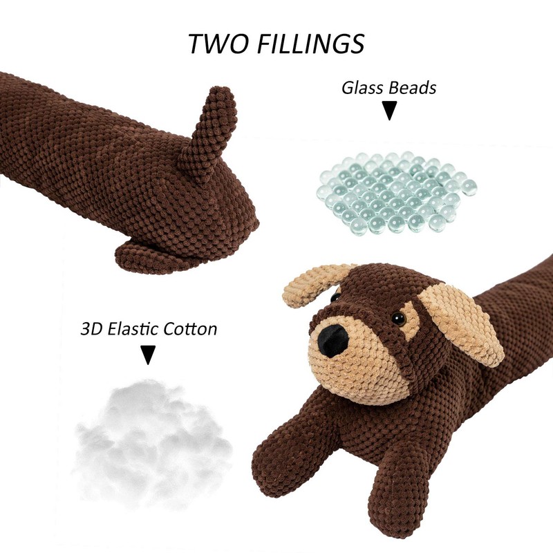 SWISSELITE 36 Inch Under Door Stopper, Animal Air Draft Stopper,