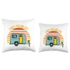 I Hate Pulling Out Funny Camper Van Throw Pillow