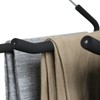 Homa Jia Open Ended Pants Hangers, 10 Pack Non-Slip Foam