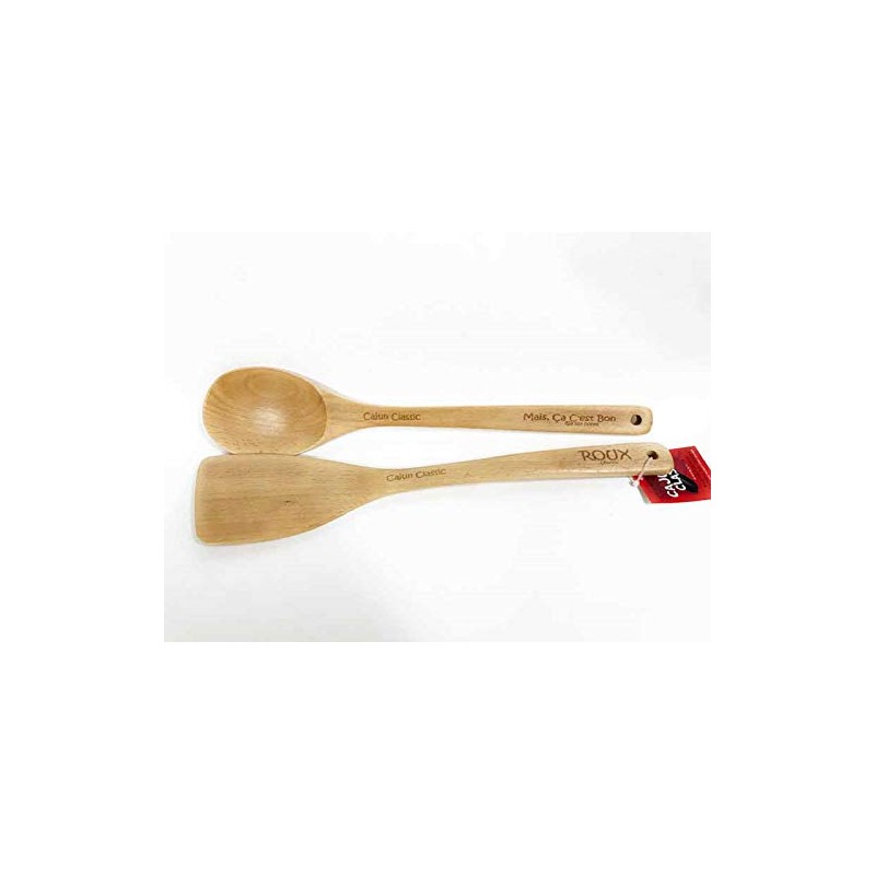 2PC WOODEN SPOON SET - 6952