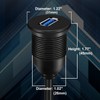 GOBGOD Single Port USB 3.0 Car Flush Mount Cable, USB