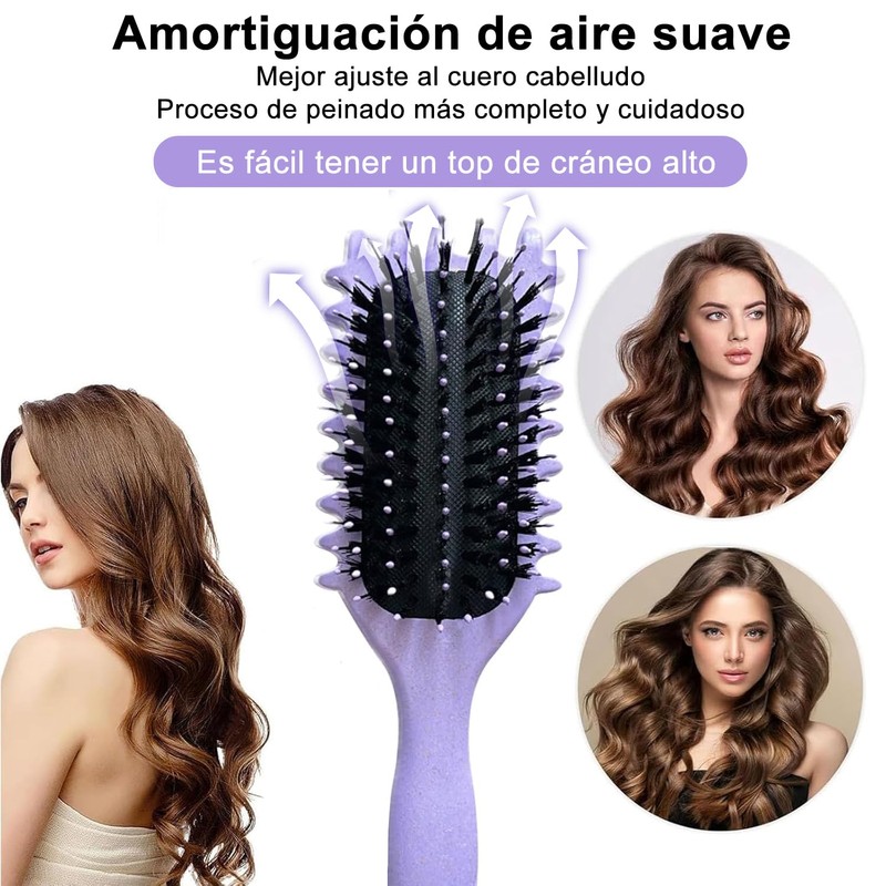 3 PCs Peine para peinar el cabello rizado, Cepillo para
