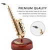 Musiin Rotating saxophone music box creative retro desktop ornament simulation