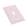 Wmhusu Decorative Light Switch Cover Rose Pink 1 Gang Wall