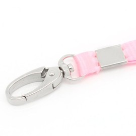 CKB Ltd 10x Premium Pink Lanyard Neck Strap Swivel Metal Clip For ID Card Holder 46cm