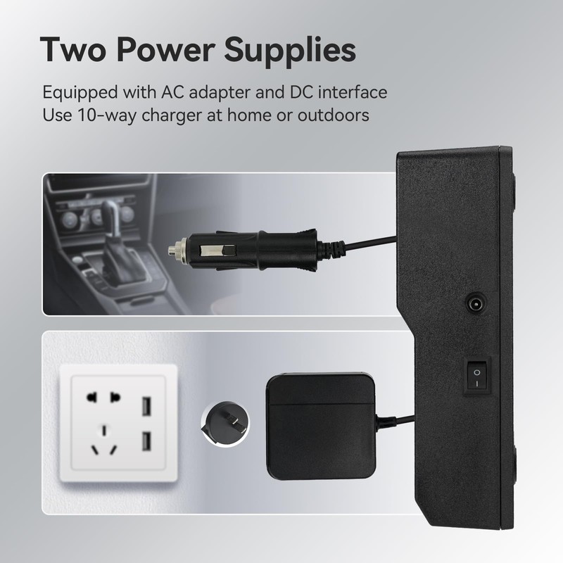 Retevis RT22 10-Way Walkie Talkie Charger, Ten Way Multi Unit