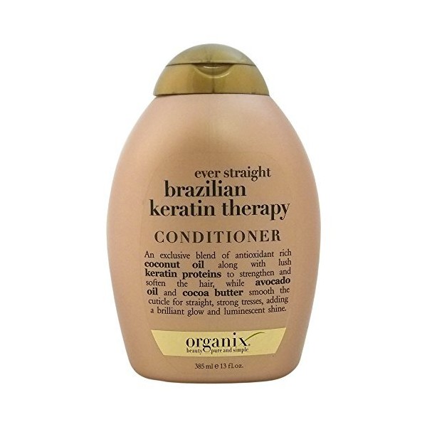 OGX Conditioner, Ever Straight Brazilian Keratin Therapy, 13oz by OGX