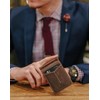 SERMAN BRANDS RFID Blocking Wallet Slim Bifold - Genuine Leather