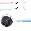 aikoolwer 1100Pcs Wire Ferrules Tinned Copper Crimp Connector Electrical Cable