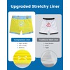 MaaMgic Mens Swim Trunks with Compression Liner 2 in 1
