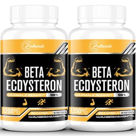 Beta-Ecdysterone Supplement 1200 mg | 98% Maximum Purity, 60 Pieces (Pack of 2)