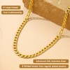 Men's Gold Curb Chain Stainless Steel 26" Inches Solid 6mm