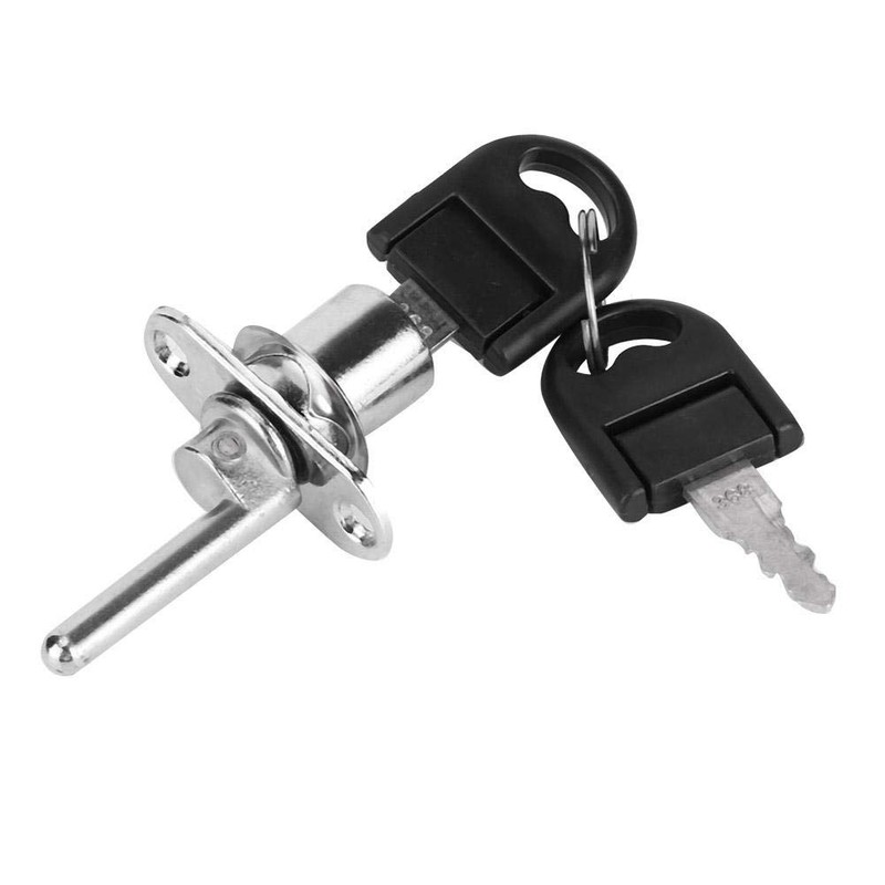 Rustproof, Durable Filing Cabinet Lock, 2-Part Drawer Lock, Desk Cabinet