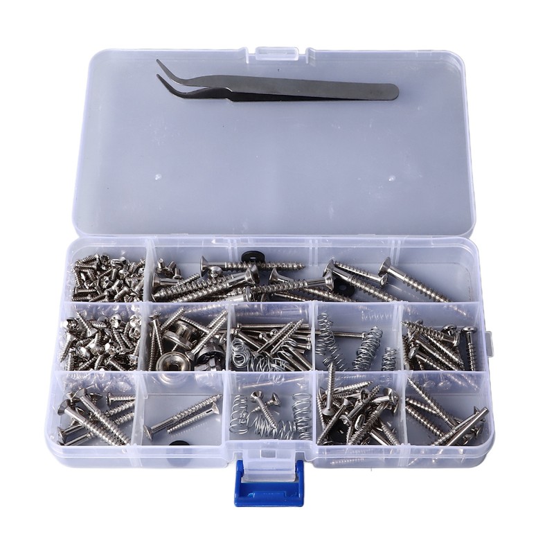 Guitar Repair Screw Kit Electric Acoustic Guitar Mounting Screws Strap