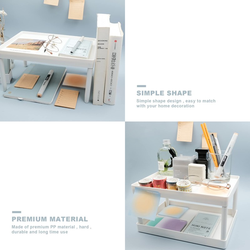 souG Desktop Storage Rack Organizer for Kitchen Bathroom Office Dorm