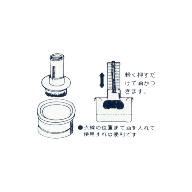 Ichsubishi Metal Oil Drawing Set, Spring Included, Large (Core Diameter