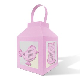 Ursus 18780026 Lantern Craft Set "My Favourite Lantern Pink", Complete Set for Making a Lantern Yourself, Includes Instructions (English language not guaranteed), Ideal for Saint Martin, Lantern