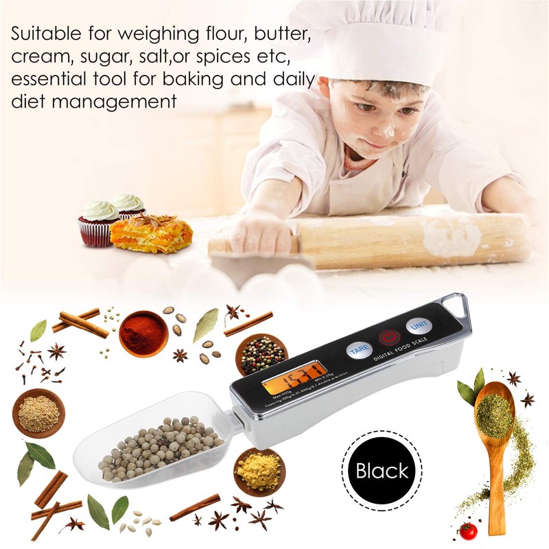 BSEWO Digital Measuring Spoon Scale, Electronic Kitchen Scale with Tare
