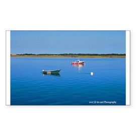 CafePress Cape Cod Boats Rectangle Bumper Sticker Car Decal