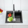 19.7 x 17.7 inch Kitchen Sink, Single Bowl Stainless Steel