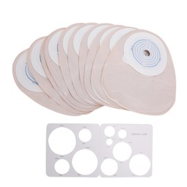 10pcs OnePiece Disposable Colostomy Bags Ostomy Ileostomy Stoma Ostomy Supplies