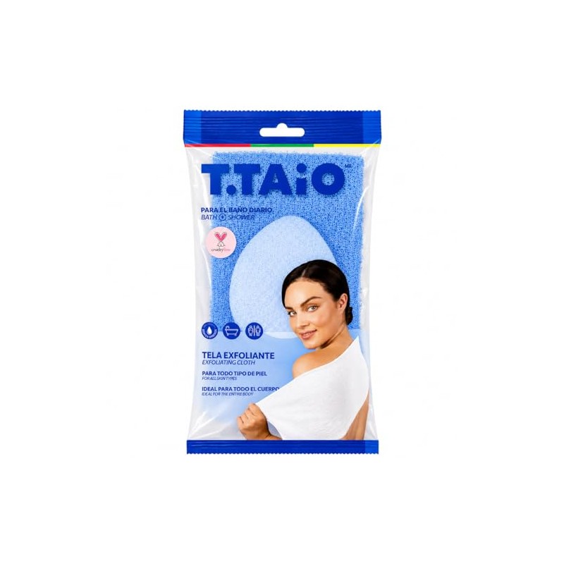 Tela Stretch Exfoliante Corporal Baño Esponja Facial Taio