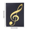 Music Note Pattern Music Sheet Holder, A4 Size Music Sheet