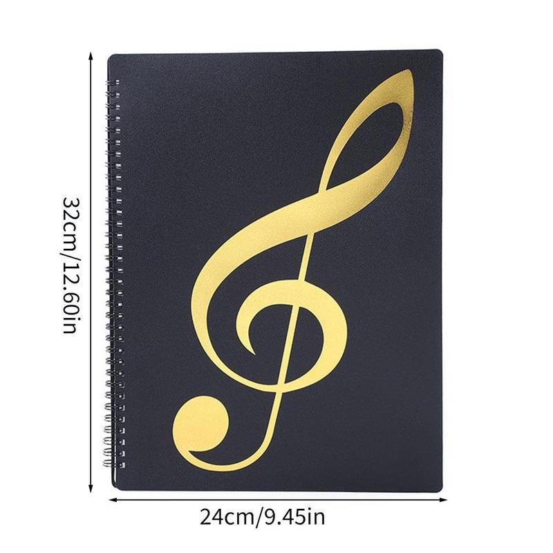 Music Note Pattern Music Sheet Holder, A4 Size Music Sheet