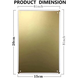 MATLPATS German Shepherd Dog Vintage Tin Signs Funny Metel Decorative Signs - Retro Wall Decor Home Wall Signs 6x8 Inch