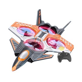 crohorizon RC Fighter Jet Plane, F22 Remote Control Airplane for Kids and Adults, Foam RC Drone Toys Gifts,Orange
