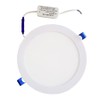 LEDUNI ® Round LED Recessed Panel Light, 20W, Circular, 2000LM,