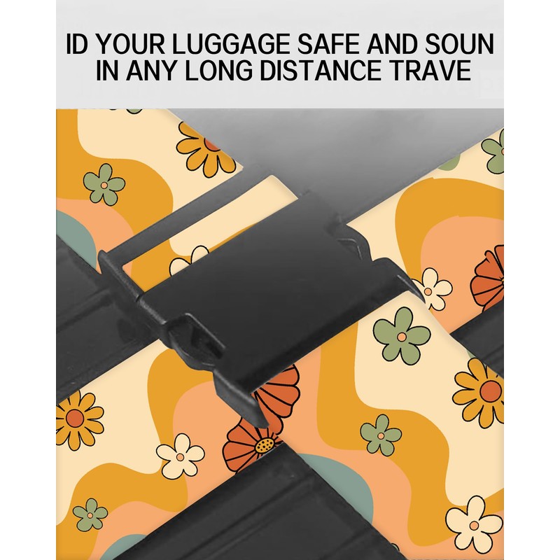 ASJHFDIR Luggage Straps for Suitcases, Adjustable Travel Belt, Durable Wide