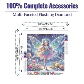 5D Diamond Painting Kits, YALKIN DIY Diamond Painting Kits for Adults Diamond Art Set Pictures Full Round Drills for Home Wall and Entrance Decorations 15.7 x 15.7inch/40 x 40CM