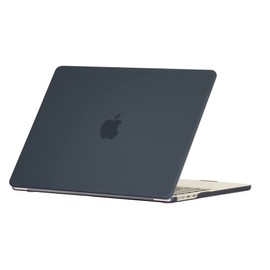 Compatible for MacBook Air 13.6 inch Case M4 M3 M2 2025 2024-2022 Release Model A3240 A3113 A2681, Sturdy Protective Hard Shell Case Cover for MacBook Air M2 13 inch (Black)