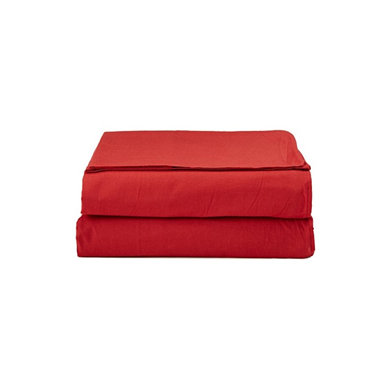 Cocoon Monk Red Cotton Travel Blanket 84" x 35"