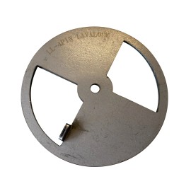 LavaLock® BBQ Smoker adjustable UDS smoker vent pinwheel damper 4" inch STEEL