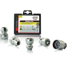 Fits Ford B-Max Models 2010 To 2024 Heyner Germany Stil Block PRO Locking Wheel Nuts M12x1.5 Set 4 Locks Thatcham Quality Assured Bolts 070/5