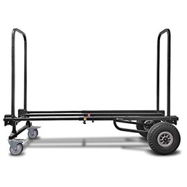 AxcessAbles Dolly Folding Hand Truck, Platform Cart, Moving Dolly 700LB Capacity. Telescoping Frame 2.9ft to 4.6ft. 365 Turning Radius. for Warehouse, Transport, Deliveries. Fully Assembled