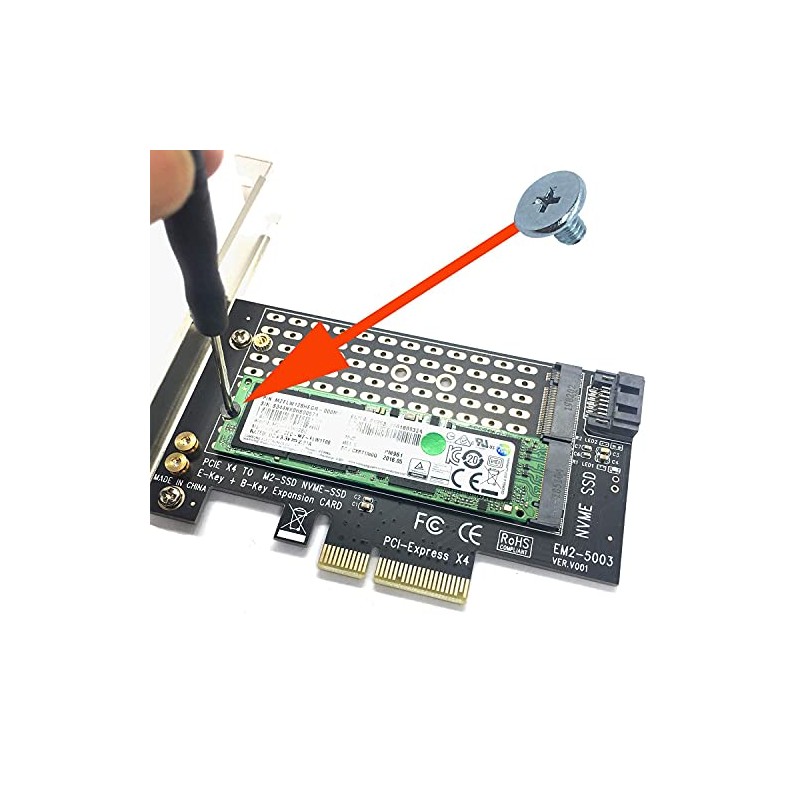 Kit de Tornillos FQQF para Montaje SSD M.2 NVMe, 1